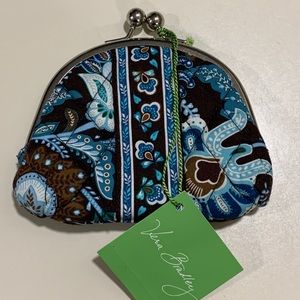 NWT Vera Bradley Java Blue Double Kiss